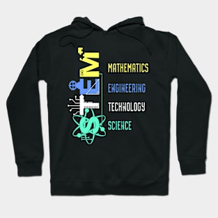 Stem Teacher Science Technology Engineer Math Hoodie